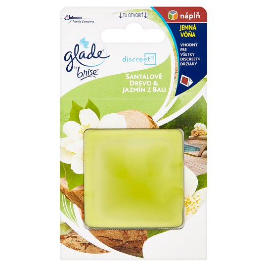 Glade by Brise Discreet Santalové drevo & jazmín z Bali náplň 8 g