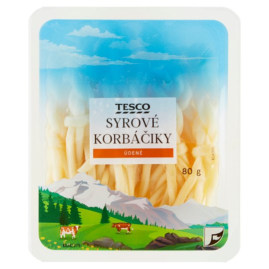 Tesco Syrové korbáčiky údené 80 g