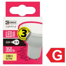 Emos Lighting Classic LED Bulb 4.5W GU10 Warm White 1 pc