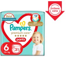 Pampers Premium Care Pants Size 6, 31 Diapers, 15kg+