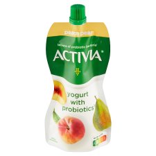 Activia Pocket Yogurt Peach and Pear 130 g