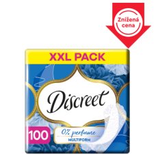 Discreet Breathable Multiform non-scented Pantyliners x100