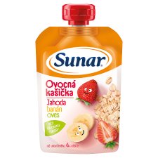 Sunar Fruit Mash Strawberry, Banana, Oatmeal 120 g