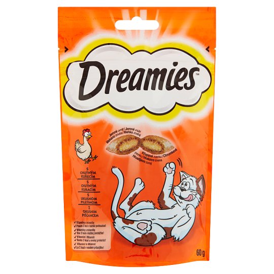 Dreamies S chutným kuracím 60 g