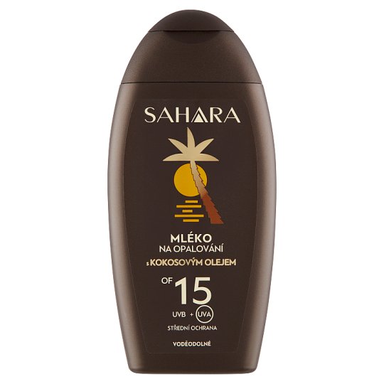 Sahara Mlieko na opaľovanie s kokosovým olejom OF 15 200 ml