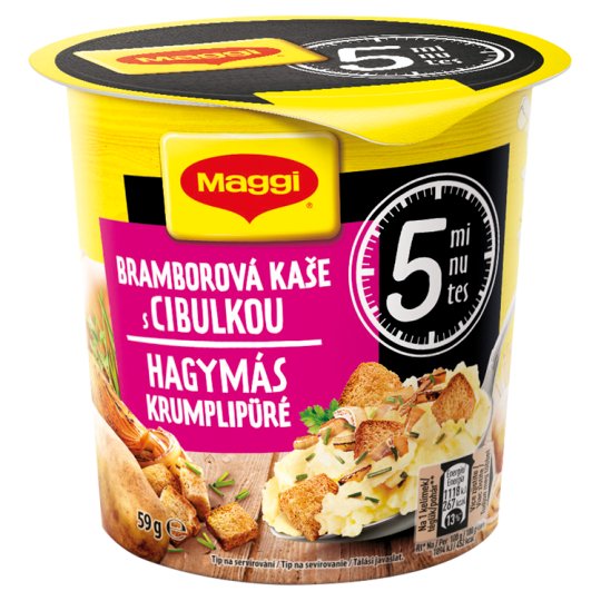 MAGGI 5 minutes Zemiaková kaša s cibuľkou téglik 59 g