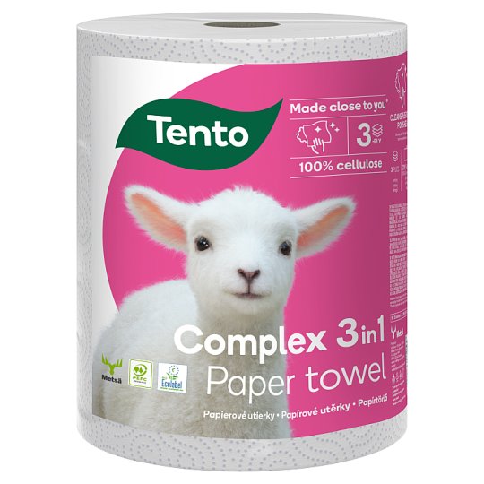 Tento Complex Paper Towel 3 Ply 1 Roll Tesco Groceries