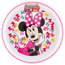 Stor Non Slip Bicolor Premium Plate Minnie So Edgy Bows