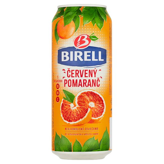 Birell Red Orange Mixed Nonalcoholic Drink 0.5 L