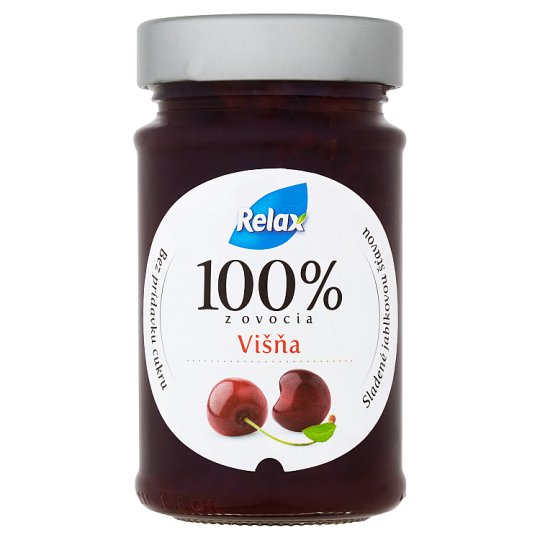 Relax Black Cherry Fruit Spread 220 g