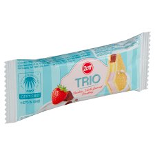 Zott Trio jemnný rez s jahodovou, čokoládovou a vanilkovou náplňou 29 g