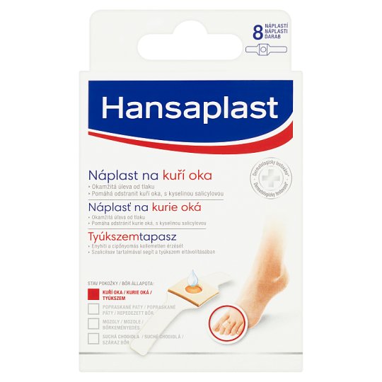 Hansaplast Foot Expert Náplasť na kurie oká 8 ks