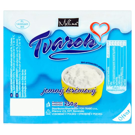 Melina Tvaroh jemný krémový 250 g