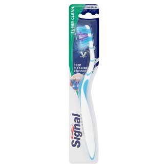 Signal Super Clean stredne tvrdá zubná kefka