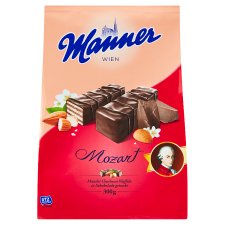 Manner Mozart Almond-Hazelnut Crème Filled Wafers 300 g