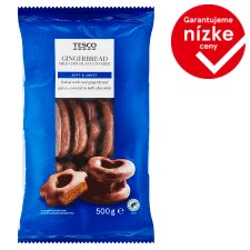 Tesco Gingerbread Covered in Milk Chocolate 500 g