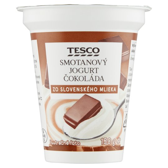 Tesco Smotanový jogurt čokoláda 150 g