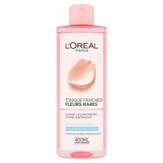 L'Oréal Paris Pleťová voda s výťažkami vzácnych kvetov pre normálnu až zmiešanú pleť 400 ml
