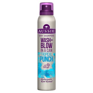 Aussie Wash + Blow Tropical Punch Suchý Šampón, 180 ml
