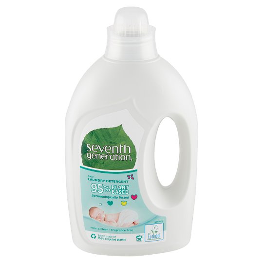 Seventh Generation Free & Clear Baby Laundry Detergent 20 Washes 1 L