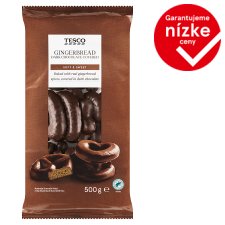Tesco Gingerbread Covered in Dark Chocolate 500 g