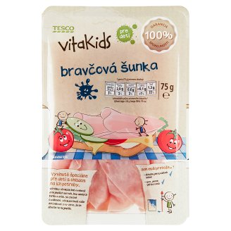 Tesco Goodness Vitakids bravčová šunka pre deti 75 g