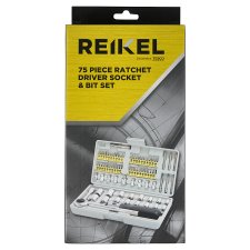 Reikel Ratchet Driver Socket & Bit Set 75 pcs