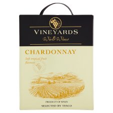 Vineyards World Wines Chardonnay White Dry Wine 3 L