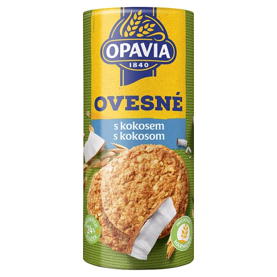 Opavia Zlaté Ovsené sušienky s kokosom 215 g