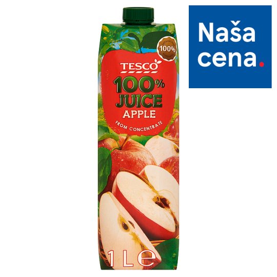 Tesco Jablková šťava z koncentrátu 1 l