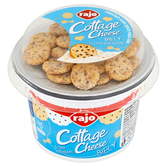 Rajo Cottage Cheese biely s chia krekrami 160 g