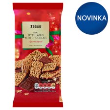 Tesco Gingerbread Cookies Semi-Dipped in Milk Chocolate 150 g