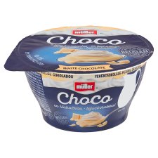 Müller Choco dezert s bielou čokoládou 135 g