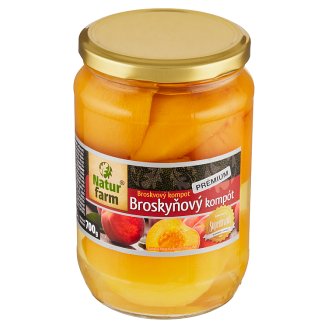 Natur Farm Broskyňový kompót 700 g