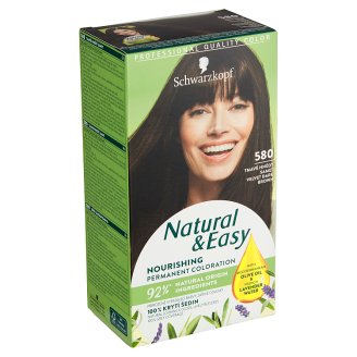 Schwarzkopf Natural & Easy farba na vlasy Tmavohnedý Zamat 580