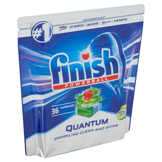 Finish Powerball Quantum Max Apple Lime Blast tablety do umývačky riadu 36 ks 558 g