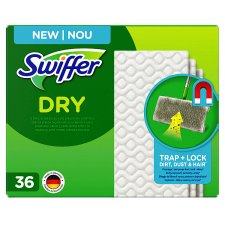Swiffer Sweeper Dry Floor Pads Refills 36 Counts Traps & Locks Dust