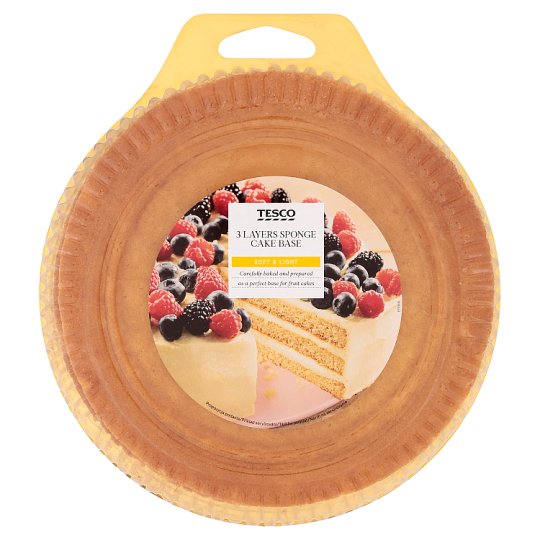 Tesco Tortový korpus z piškótového cesta svetlý 400 g