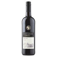 Vineyards World Wines Merlot Red Semi-Dry Wine 750 ml