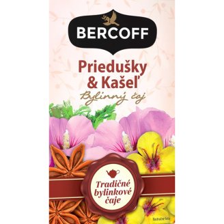 Bercoff Klember Herbal Priedušky & kašeľ bylinný čaj 20 x 1,5 g
