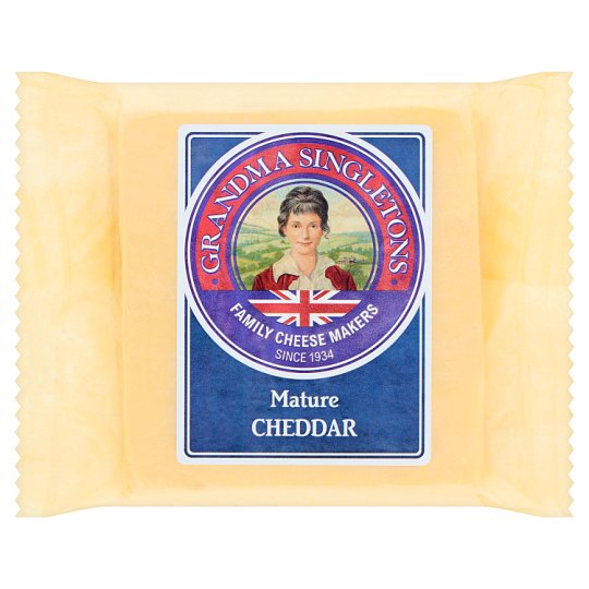 Grandma Singletons Mature White Cheddar 200 g