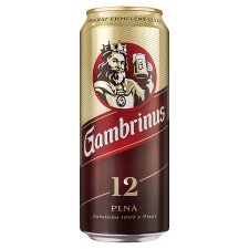 Gambrinus Full 12 Light Lager Beer 500 ml
