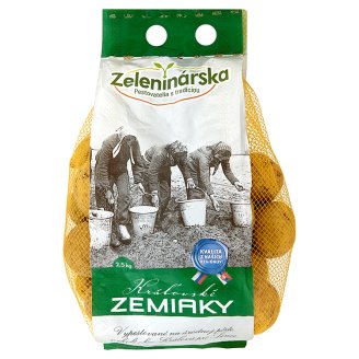 Zeleninárska Kráľovské zemiaky 2,5 kg (zelený obal)