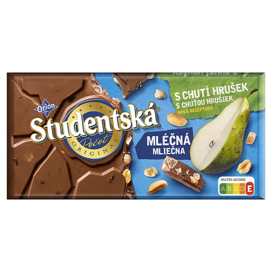 ORION ŠTUDENTSKÁ PEČAŤ Chocolate with Pear 180 g
