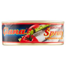 Giana Baltic Sprats in Tomato Sauce 240 g