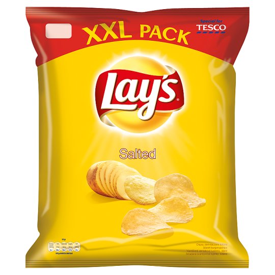 Lay's XXL vyprážané zemiakové lupienky slané 240 g