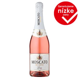 Moscato De Luxe Rosé alkoholický nápoj sýtený 0,75 l