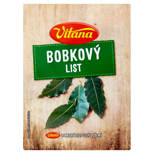 Vitana Bobkový list celý sušený 3 g