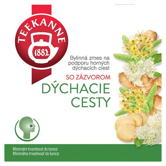 TEEKANNE Prechladnutie so zázvorom, bylinná zmes, 10 vrecúšok, 20 g