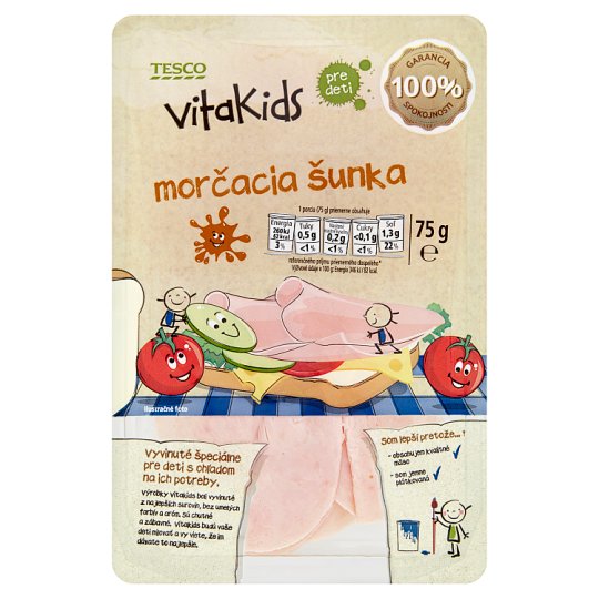 Tesco Goodness Vitakids morčacia šunka pre deti 75 g